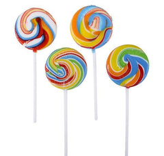 2" SWIRL LOLLIPOP LLB candy