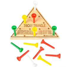 4.5" WOODEN TRIANGLE GAME LLB Board Game