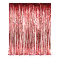 RED FOIL FRINGE CURTAIN 36"X96" LLB kids toys