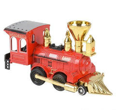 5" Pull Back Power Steam Locomotive - Car Toys