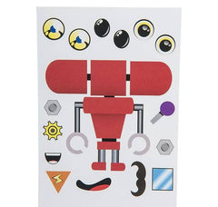 ROBOT CHARACTER STICKER SET LLB Sticker