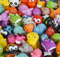 2"RUBBER ANIMAL MIX (500PCS/CASE) LLB kids toys