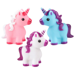 2" RUBBER UNICORN LLB kids toys