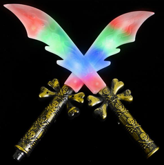 42" DOUBLE-ENDED SKULL SWORD LLB kids toys