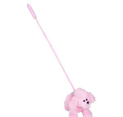 11"PET PINK POODLE W/ 35" LEASH LLB Plush Toys