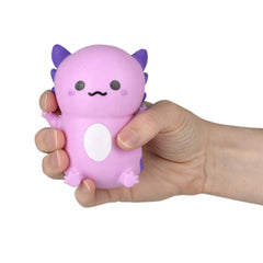 4" Squish And Stretch Axolotl 12ct LLB Squishy Toys