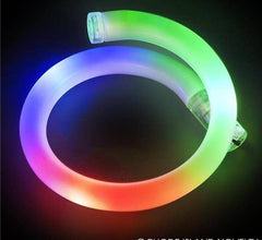 8" RAINBOW LED FLASHING TUBE BRACELET