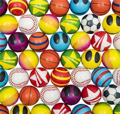 2" MINI STRESS BALL ASSORTMENT (50PCS/UNIT) LLB kids toys