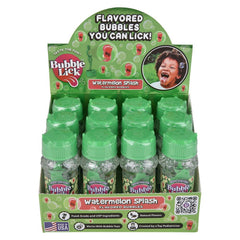 Bubblelick Juicy Watermelon Splash Bubbles 12ct