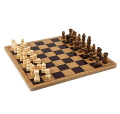 10" WOODEN CHESS SET