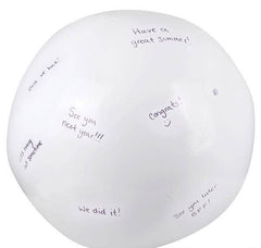 48" White Autograph Beach Ball - Kids & Baby