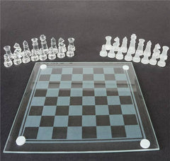 7.5" GLASS CHESS SET LLB Board Game