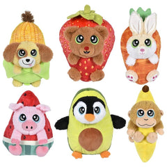 10" Fruit Animal Assortment Plush Toy - LLB Toys