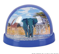 PLASTIC DOME ZOO WATERGLOBE LLB kids toys