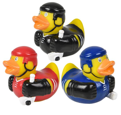 2" HOCKEY RUBBER DUCKIES LLB Bath Toys