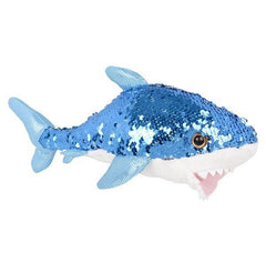 10" SEQUIN GREAT WHITE SHARK LLB kids toys