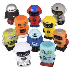 2.25" RUBBER ROBOT ASSORTMENT LLB kids toys