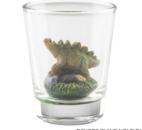 STEGOSAURUS DECORATIVE SHOT GLASS LLB kids toys