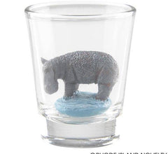 HIPPO DECORATIVE SHOT GLASS LLB kids toys