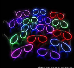 GLOW EYE GLASSES ASSORTMENT 50PC/UNIT LLB Party Supply