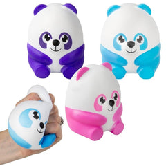 3.75" Squish And Stretch Panda 12ct