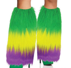 MARDI GRAS FURRY LEG COVERS LLB kids toys