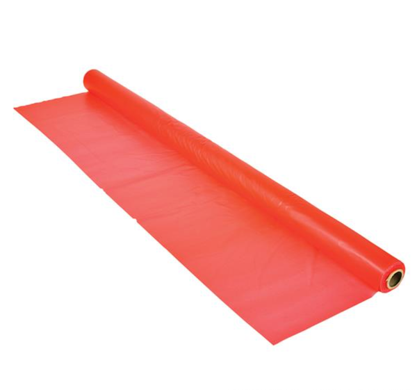 RED TABLECLOTH ROLL 1MIL 100'X40