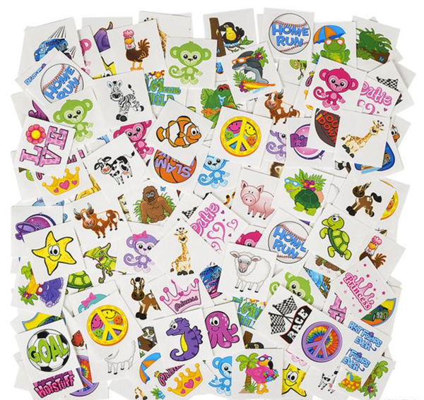 TATTOO ASSORTMENT 1500PC LLB kids Toys