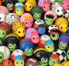 2" RUBBER TURTLE MIX (72PCS/UNIT) LLB kids toys