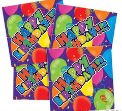 HAPPY BDAY LUNCH NAPKINS 13" LLB kids toys