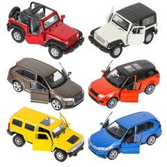 5" DIE-CAST PULL BACK LICENSED SUV 1:38 SCALE LLB Car Toys