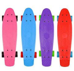 PLASTIC RETRO SKATEBOARD 21.5" LLB kids toys