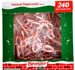 240 PC PEPPERMINT MINI CANDY CANES  Christmas - LLB Candy