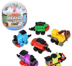 3" BUILDING BLOCK TRAIN ASSORTMENT LLB kids toys