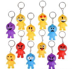 2.5" EMOTICON GUY KEYCHAIN LLB Keychain