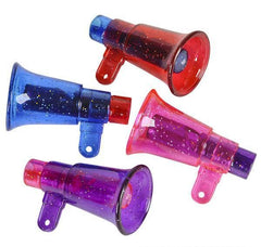 GLITTER MEGAPHONE WHISTLE LLB kids toys