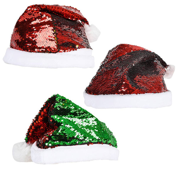 FLIP SEQUIN SANTA HAT 16