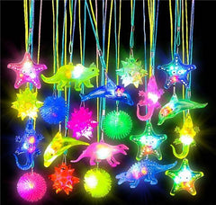 17"LIGHT-UP NECKLACE ASST 36PCS/UNIT LLB Light-up Toys