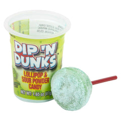 Dip'N Dunks Sour Powder Pop12ct- LLB Toys