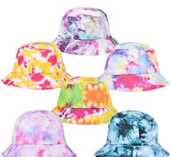 TIE DYE PRINT BUCKET HAT