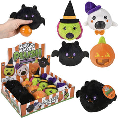 3" Halloween Squeezy Bead Plush 12ct LLB Plush Toys