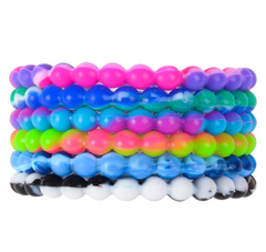 TIE DYE BEAD BRACELET 8.5"