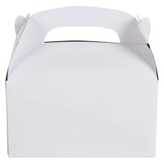 6.25" WHITE TREAT BOX LLB Party Supply