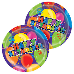 HAPPY BIRTHDAY PAPER PLATES 9" LLB kids toys