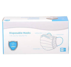 ADULT DISPOSABLE FACE MASK (50PC/UN) LLB kids toys