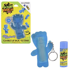 Blue Raspberry Lip Balm With Keychain