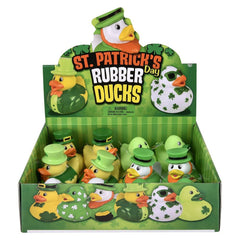 St. Patrick's Day Rubber Duckies 3.5" 12ct