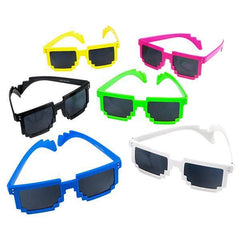 ASSORTED PIXEL SUNGLASSES LLB kids toys