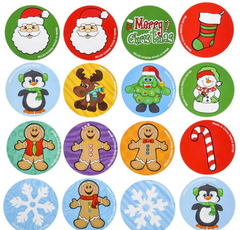 HOLIDAY ROLL STICKERS ASSORTMENT LLB Sticker Christmas