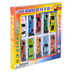 10PC 2.75"DIE-CAST RACE CAR SET LLB Car Toys